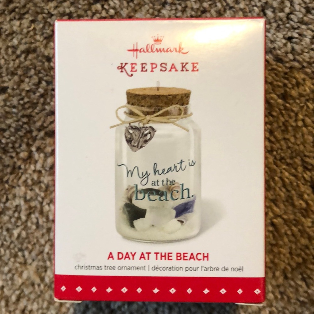 A day at the beach - keepsake ornament